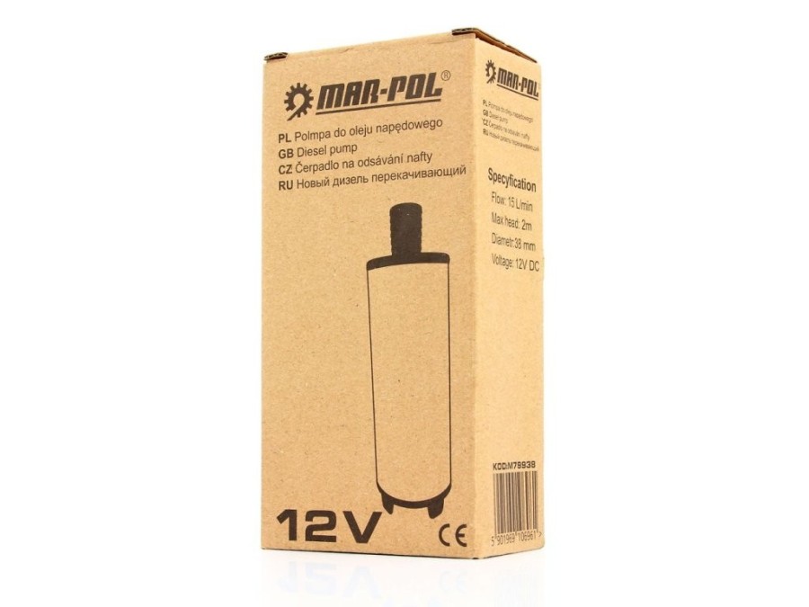 (obrázek pro) Mini čerpadlo na naftu 12V, 15l/min, 38mm MAR-POL