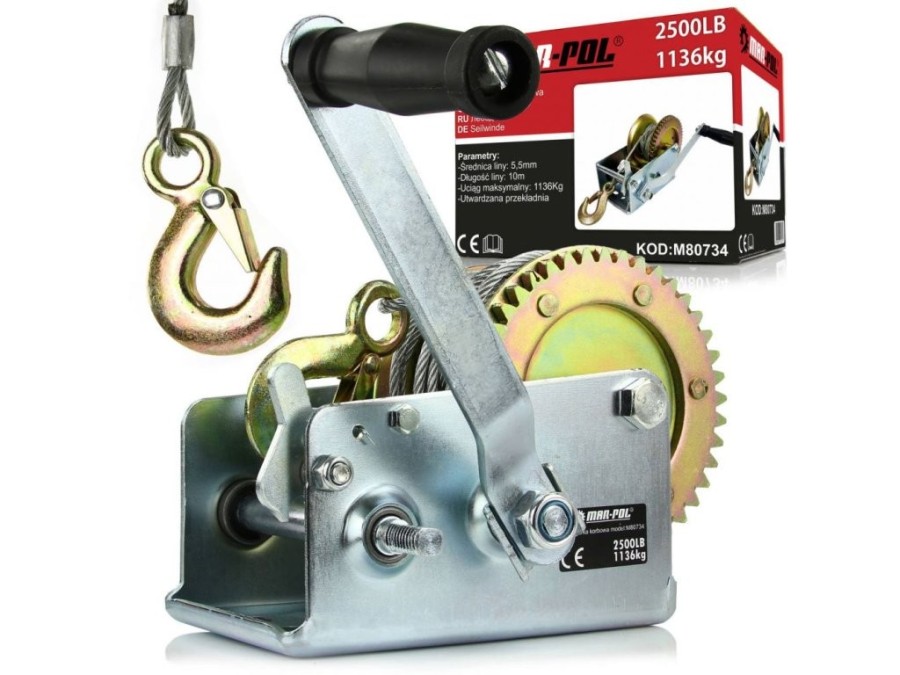 (obrázek pro) Lanový naviják 1136kg (2500lbs)