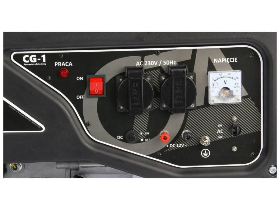 (obrázek pro) Elektrocentrála benzínová s AVR, 3200W, 2x230V, 12V CATA