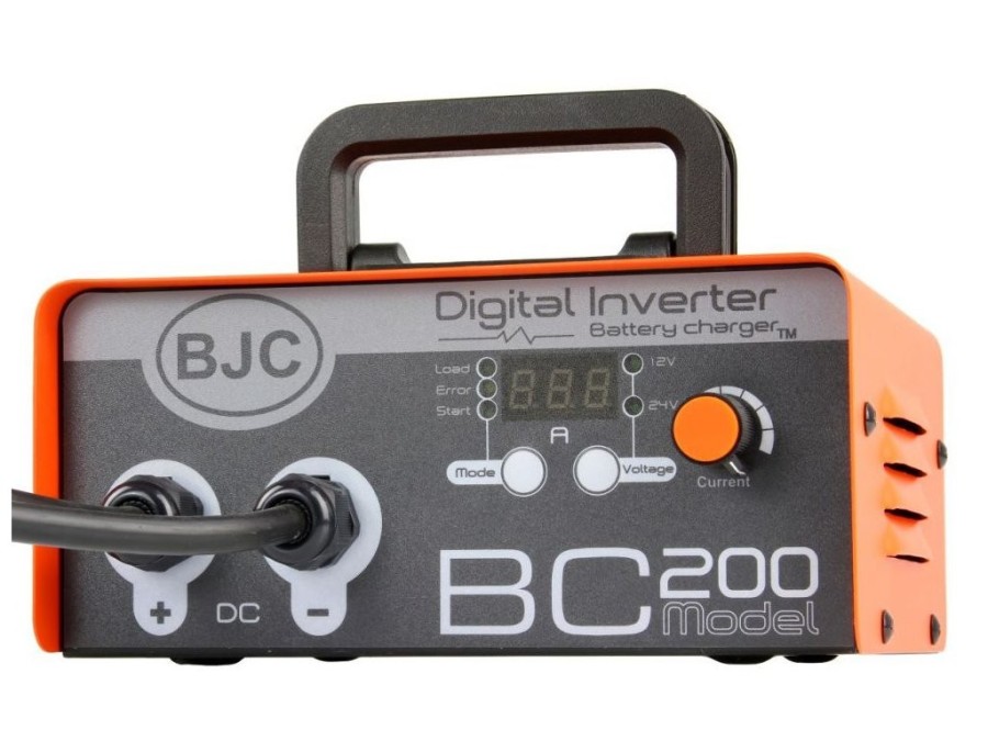 (obrázek pro) Digitální invertorová nabíječka baterií 12/24V BC-200 BJC