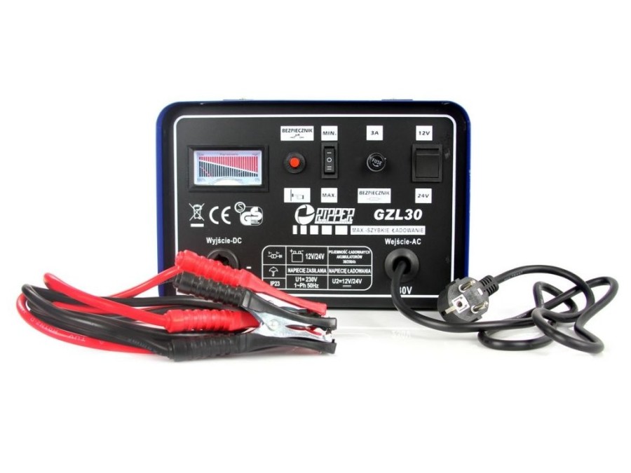 (obrázek pro) Nabíječka autobaterií 12/24V GZL-30 RIPPER