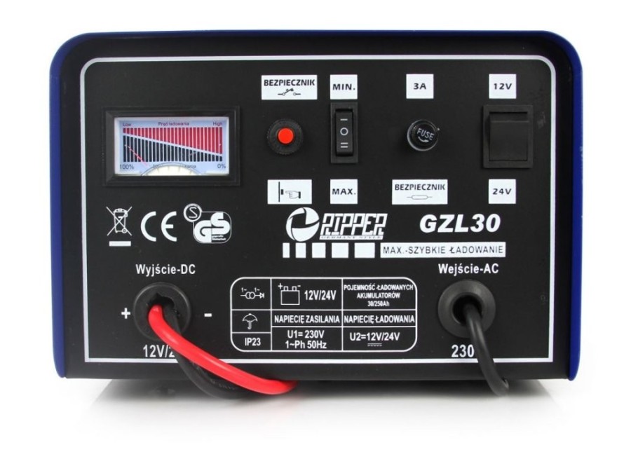 (obrázek pro) Nabíječka autobaterií 12/24V GZL-30 RIPPER