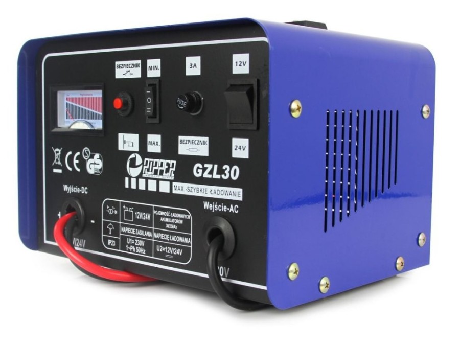 (obrázek pro) Nabíječka autobaterií 12/24V GZL-30 RIPPER