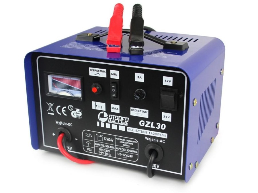 (obrázek pro) Nabíječka autobaterií 12/24V GZL-30 RIPPER