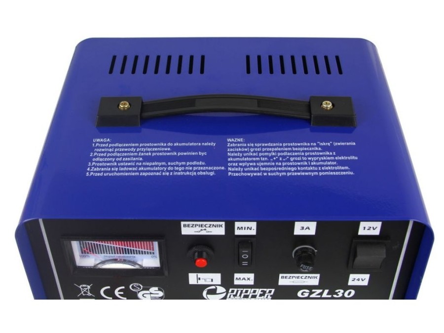 (obrázek pro) Nabíječka autobaterií 12/24V GZL-30 RIPPER