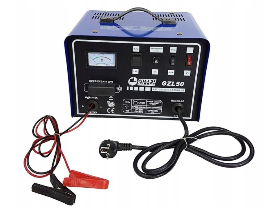 (obrázek pro) Nabíječka autobaterií 12/24V GZL-50 RIPPER