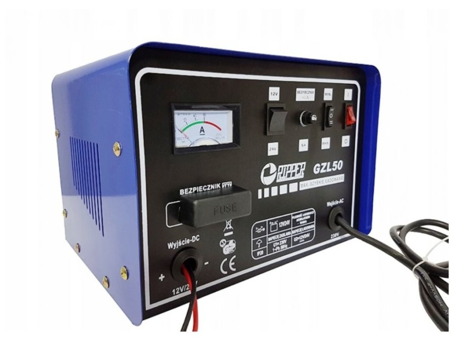 (obrázek pro) Nabíječka autobaterií 12/24V GZL-50 RIPPER