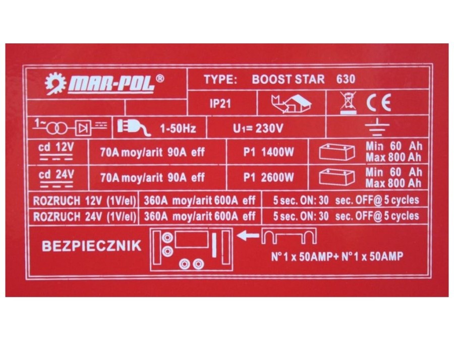 (obrázek pro) Nabíjecí zdroj se startem CLASS 630 MAR-POL