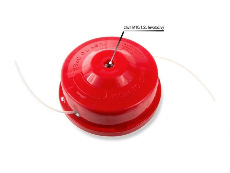 (obrázek pro) Strunová hlava, závit M10 - bez šroubu (červená) MAR-POL