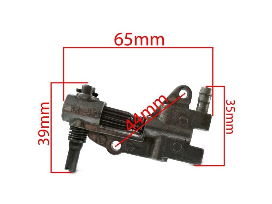 (obrázek pro) Olejové čerpadlo a šnek do motorové pily