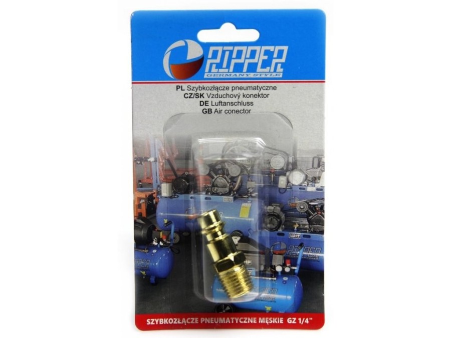 (obrázek pro) Rychlospojka, vsuvka vzduchová 1/4″, vnější závit RIPPER