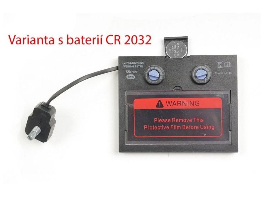 (obrázek pro) Filtr ochranný, samostmívací, 9-13 DIN pro svářecí kuklu MAR-POL