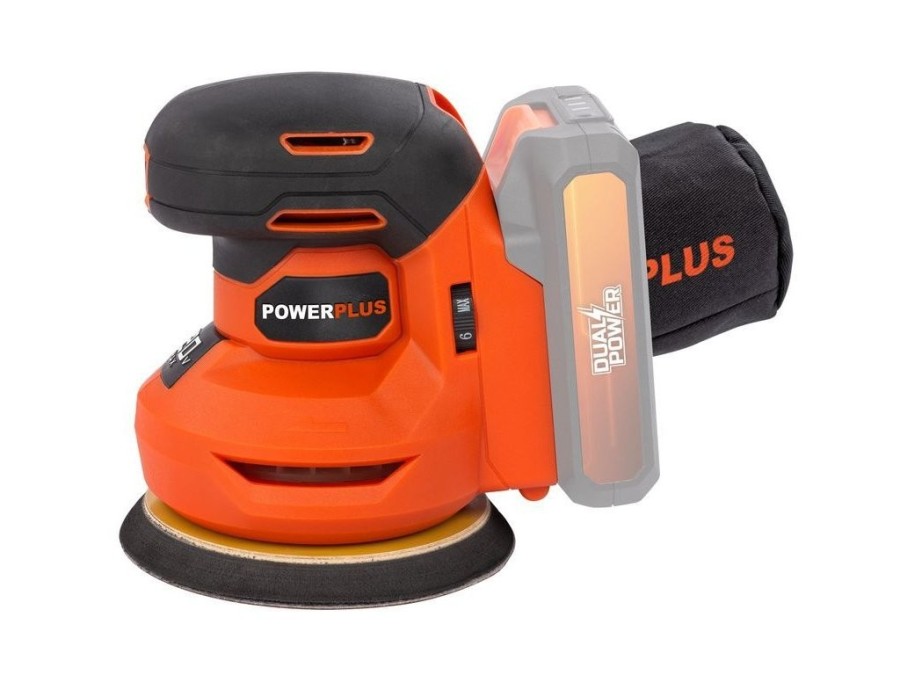 (obrázek pro) Aku excentrická bruska 20V (bez AKU) POWERPLUS