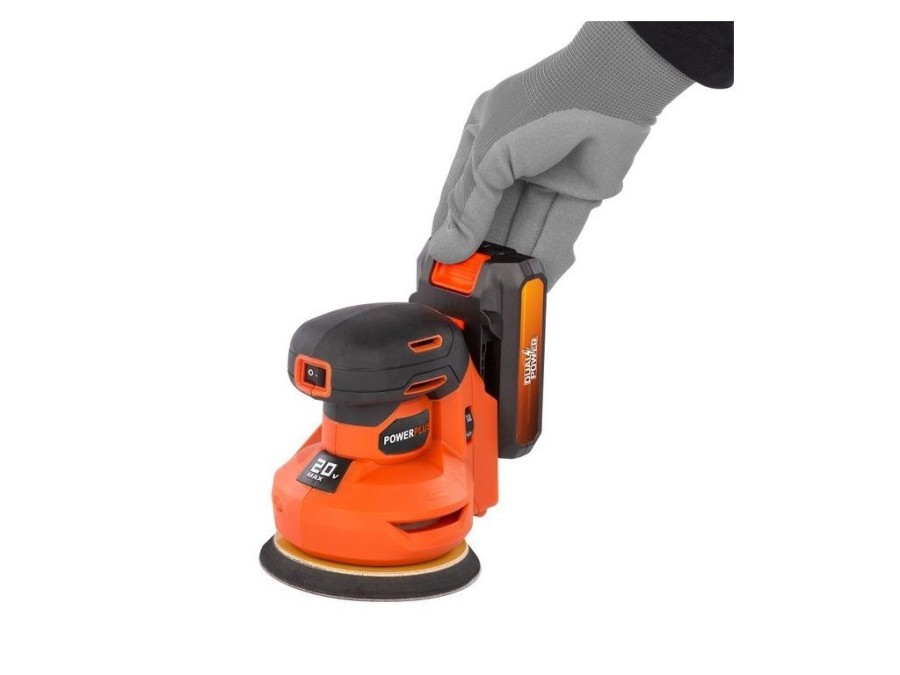 (obrázek pro) Aku excentrická bruska 20V (bez AKU) POWERPLUS