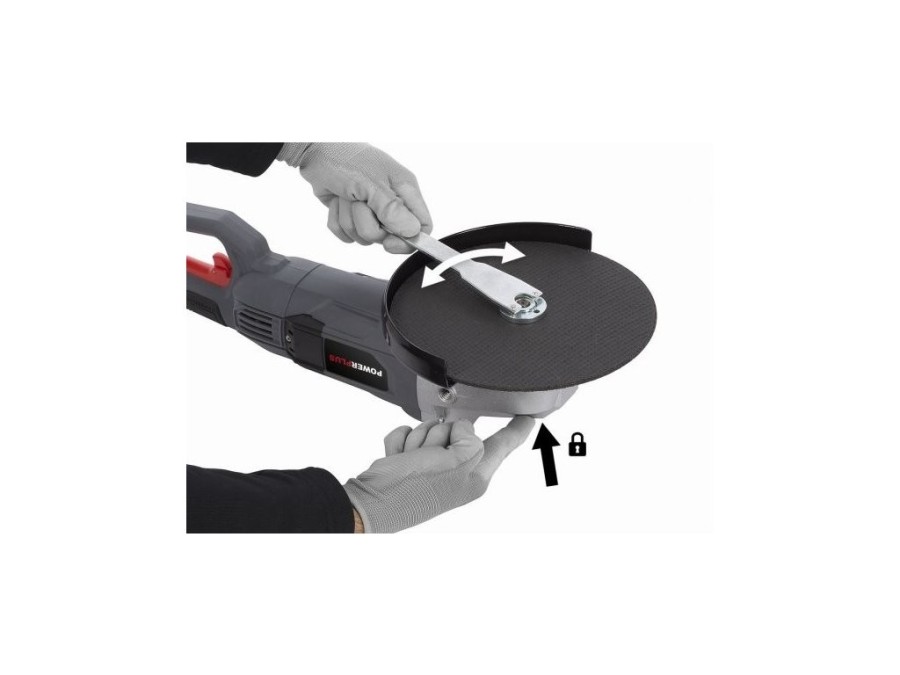 (obrázek pro) POWE20030 Úhlová bruska 2 200W, 230mm POWERPLUS