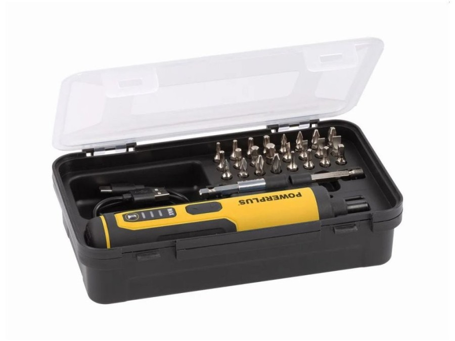 (obrázek pro) POWX00420 Aku precizní šroubovák 4V s příslušenstvím POWERPLUS