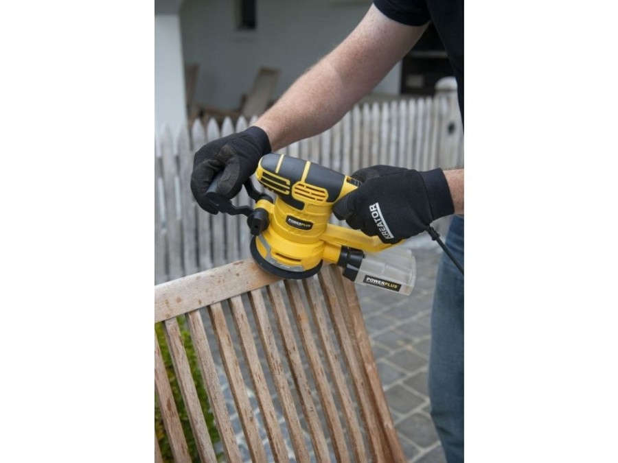 (obrázek pro) POWX0471 Rotační bruska 450W POWERPLUS