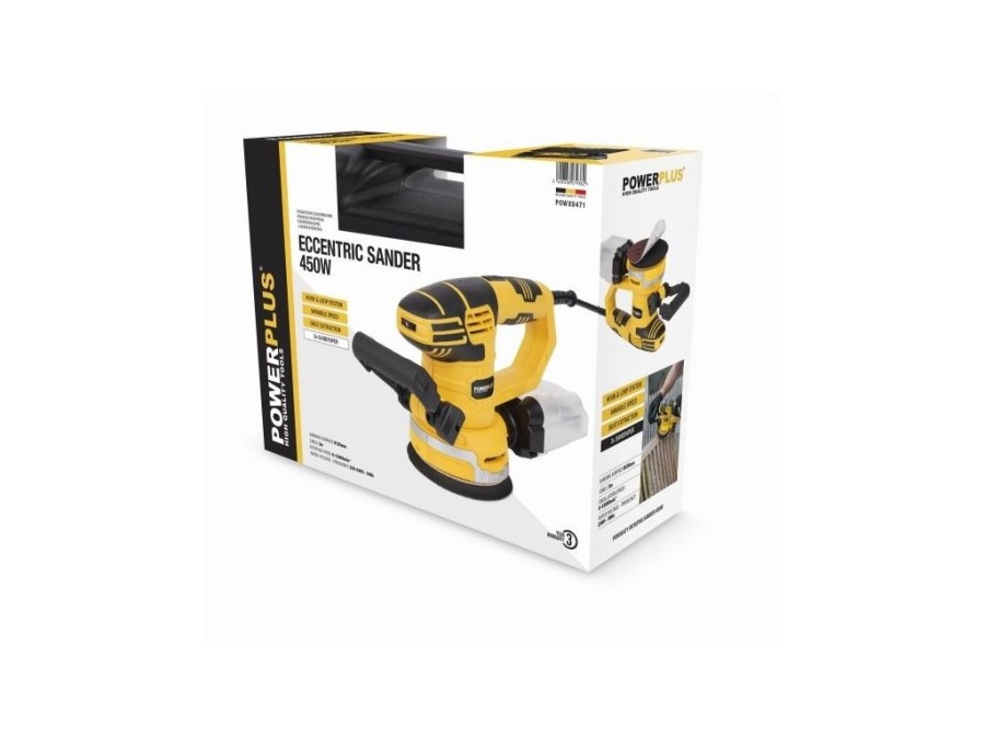 (obrázek pro) POWX0471 Rotační bruska 450W POWERPLUS