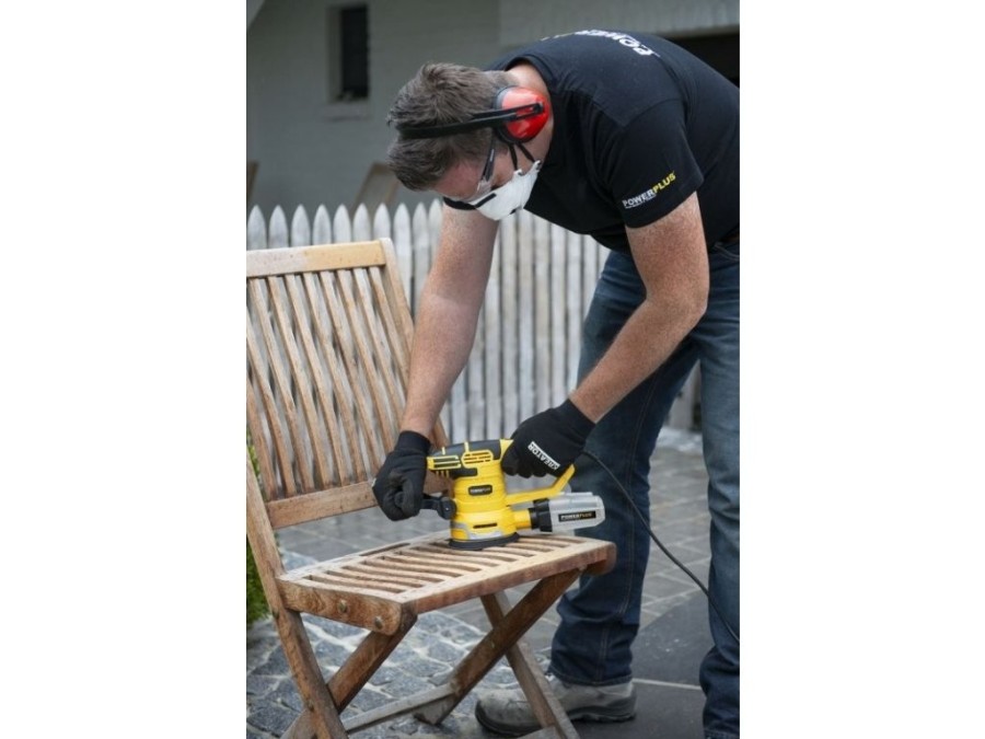 (obrázek pro) POWX0471 Rotační bruska 450W POWERPLUS