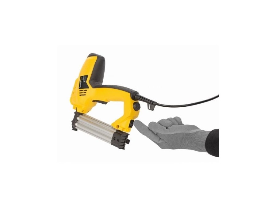 (obrázek pro) POWX13800 Elektrická sponkovačka / hřebíkovačka 50W POWERPLUS