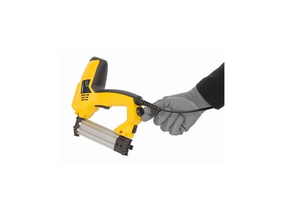 (obrázek pro) POWX13800 Elektrická sponkovačka / hřebíkovačka 50W POWERPLUS
