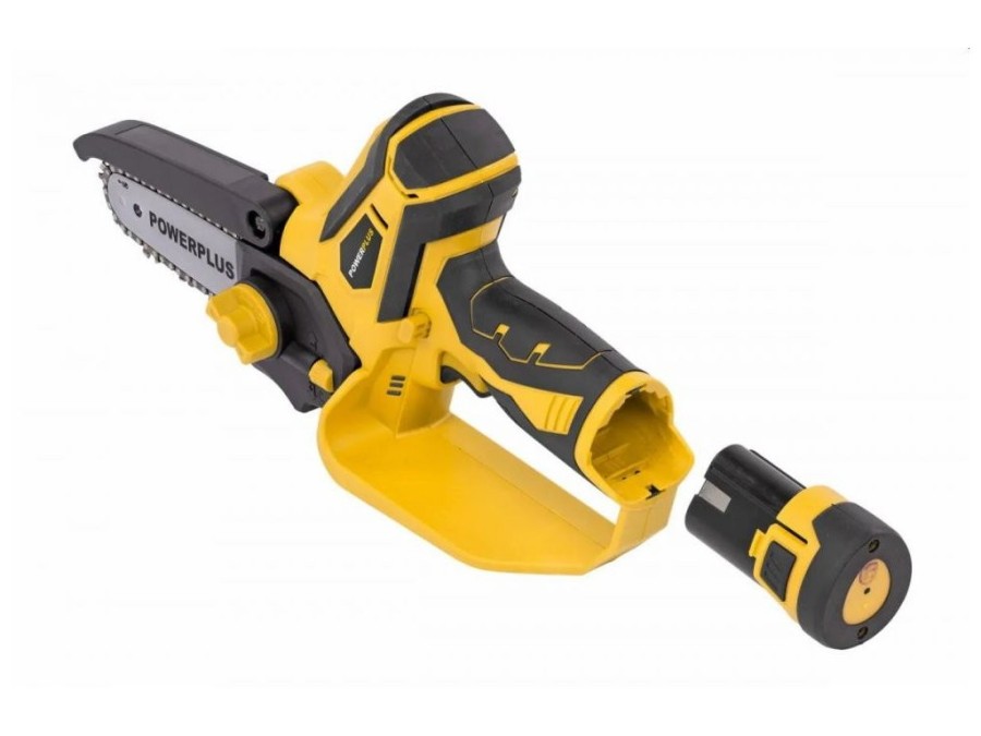 (obrázek pro) POWXG1045 AKU jednoruční řetězová pila 12V LI-ION 100mm POWERPLUS
