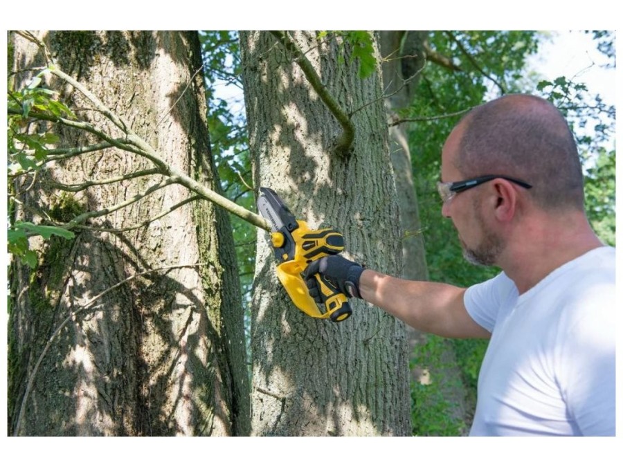 (obrázek pro) POWXG1045 AKU jednoruční řetězová pila 12V LI-ION 100mm POWERPLUS