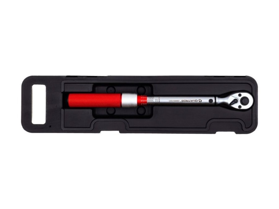 (obrázek pro) Momentový klíč 3/8″ 10-60Nm, zvýšená přesnost 3%, s certifikátem QUATROS