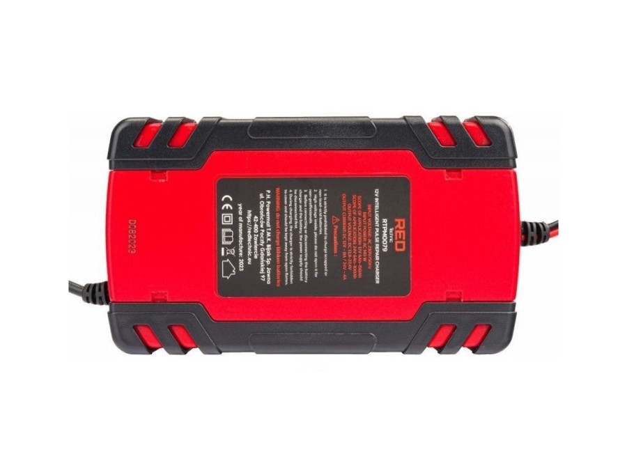 (obrázek pro) Automatická nabíječka baterií 12/24V, 8A RED TECHNIC