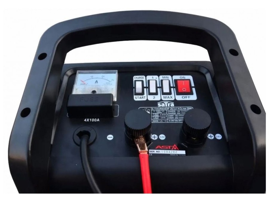 (obrázek pro) Nabíječka autobaterií - startovací zdroj, 12V/24V, 500A SATRA