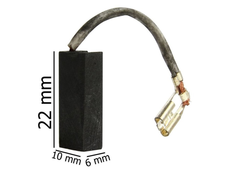 (obrázek pro) Náhradní uhlíky 6x10x22mm, 2ks MAR-POL