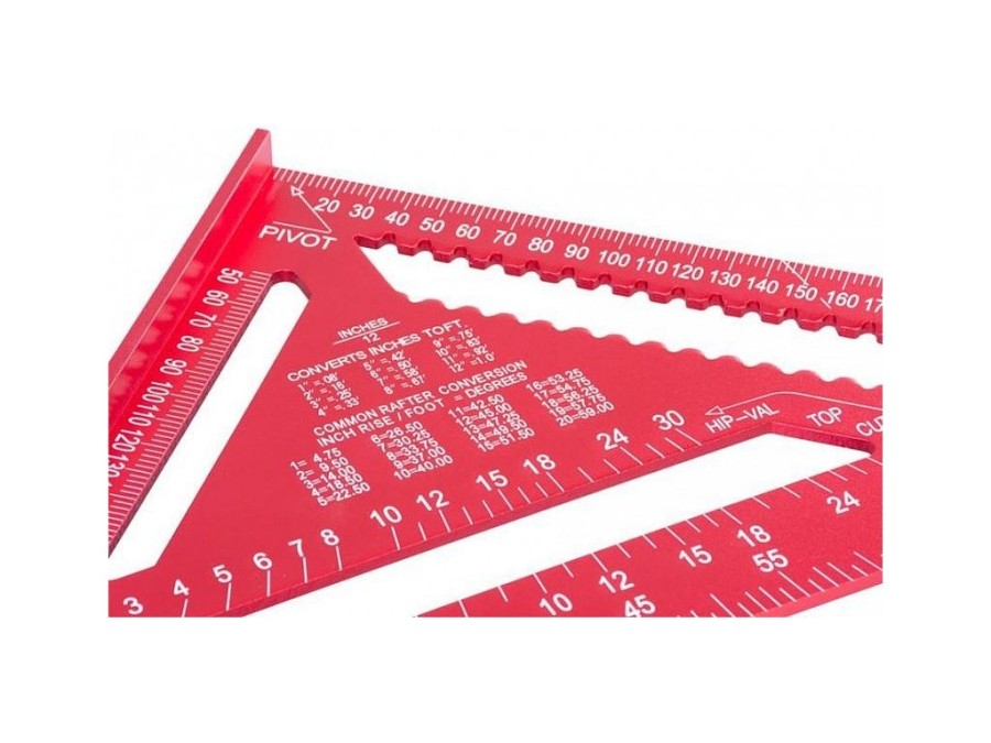 (obrázek pro) Truhlářský úhelník/trojúhelník 300mm, hliníkový STREND PRO