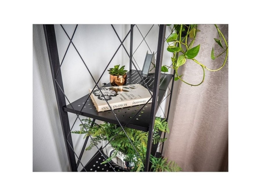 (obrázek pro) Regál Racks RAW3T, kovový, na kolečkách, 3 police, 870 x 720 x 340 mm, 150 kg