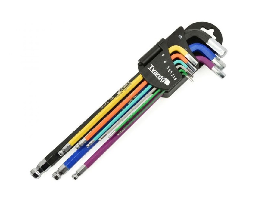 (obrázek pro) Imbusové klíče 1,5-10mm, 9ks TVARDY