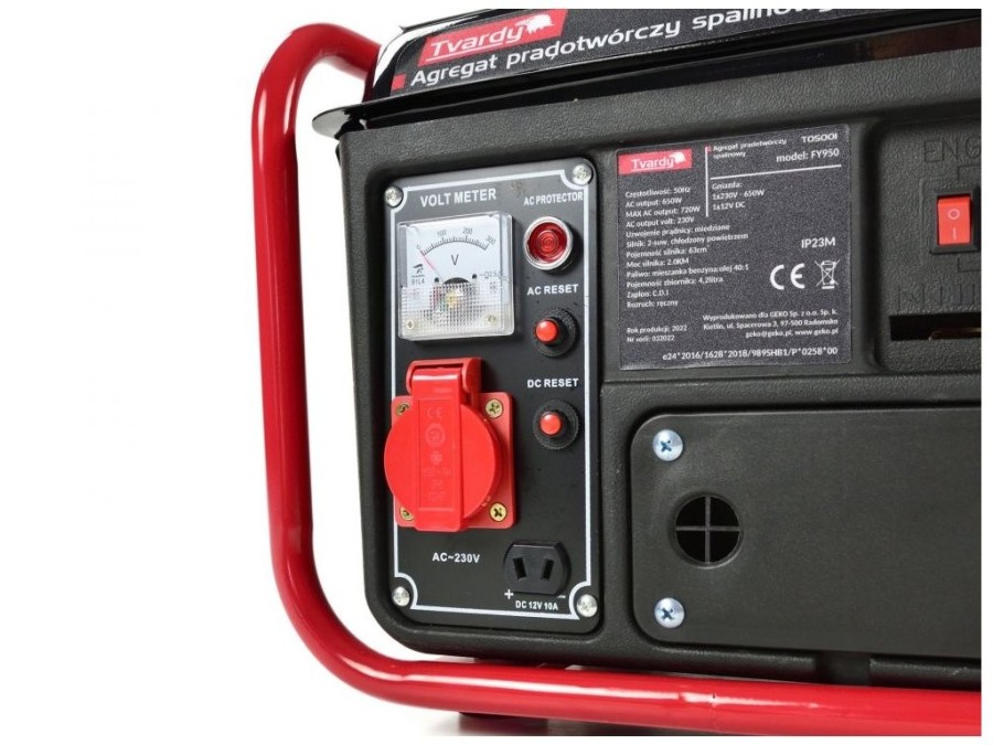 (obrázek pro) Elektrocentrála benzínová 650W, 12/230V TVARDY