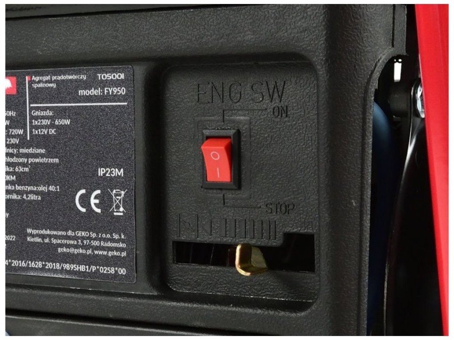 (obrázek pro) Elektrocentrála benzínová 650W, 12/230V TVARDY