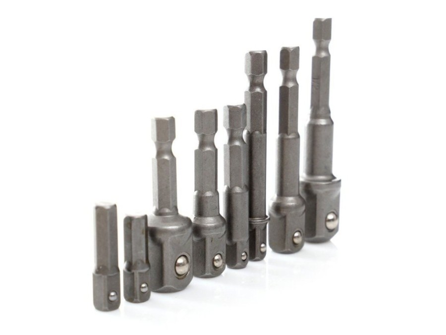 (obrázek pro) Sada adaptérů do vrtačky 1/2&Prime; 3/8&Prime; 1/4&Prime; 8ks TAGRED