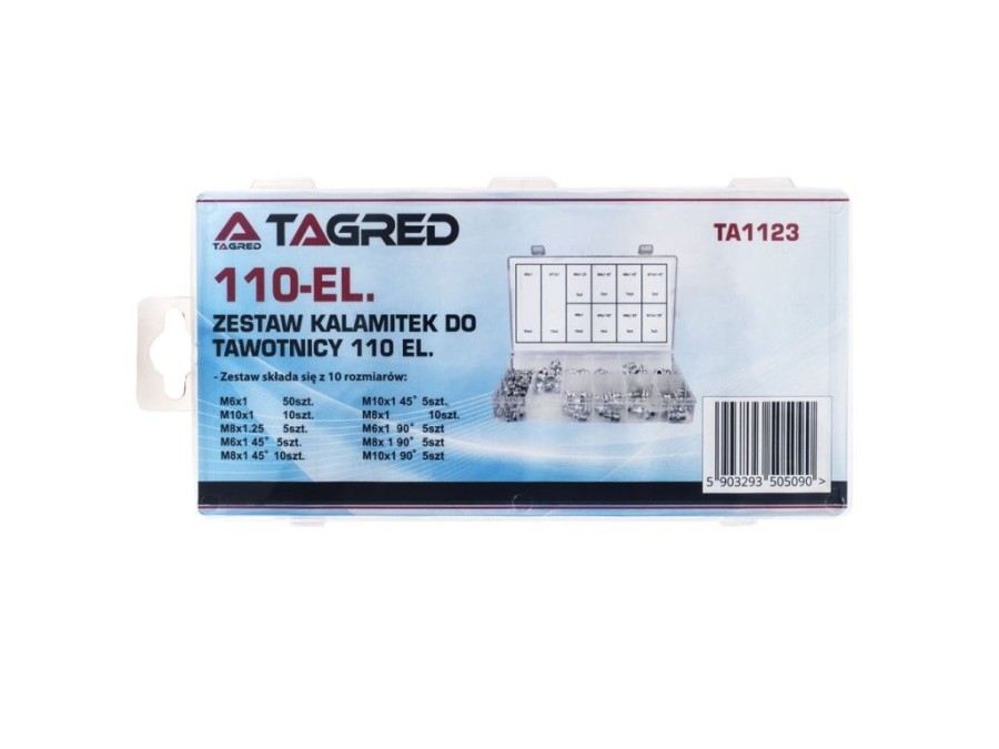 (obrázek pro) Sada 110 ks mazacích hlavic TAGRED