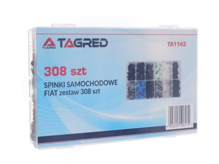 (obrázek pro) Plastové spojovací spony a příchytky sada 308 ks na Fiat TAGRED