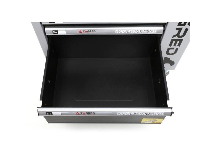 (obrázek pro) Dílenská pojízdná skříňka, 7 zásuvek, sada nářadí 251ks TAGRED