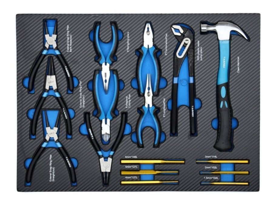 (obrázek pro) Dílenská pojízdná skříňka, 7 zásuvek, sada nářadí 251ks TAGRED