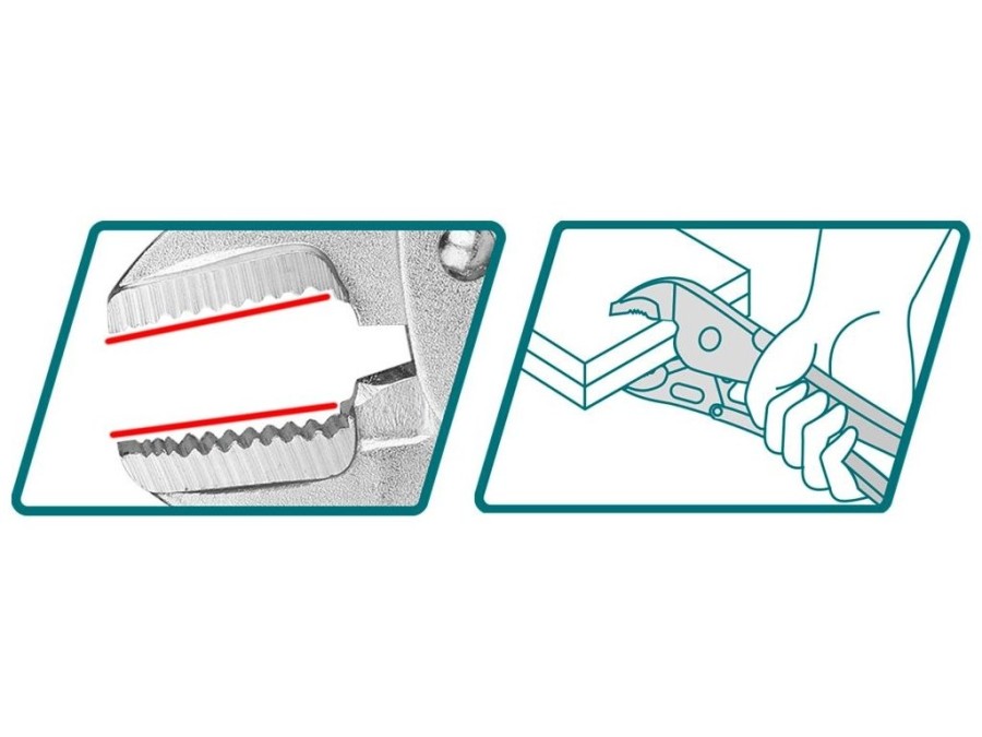 (obrázek pro) Kleště rychloupínací, 250mm, TOTAL