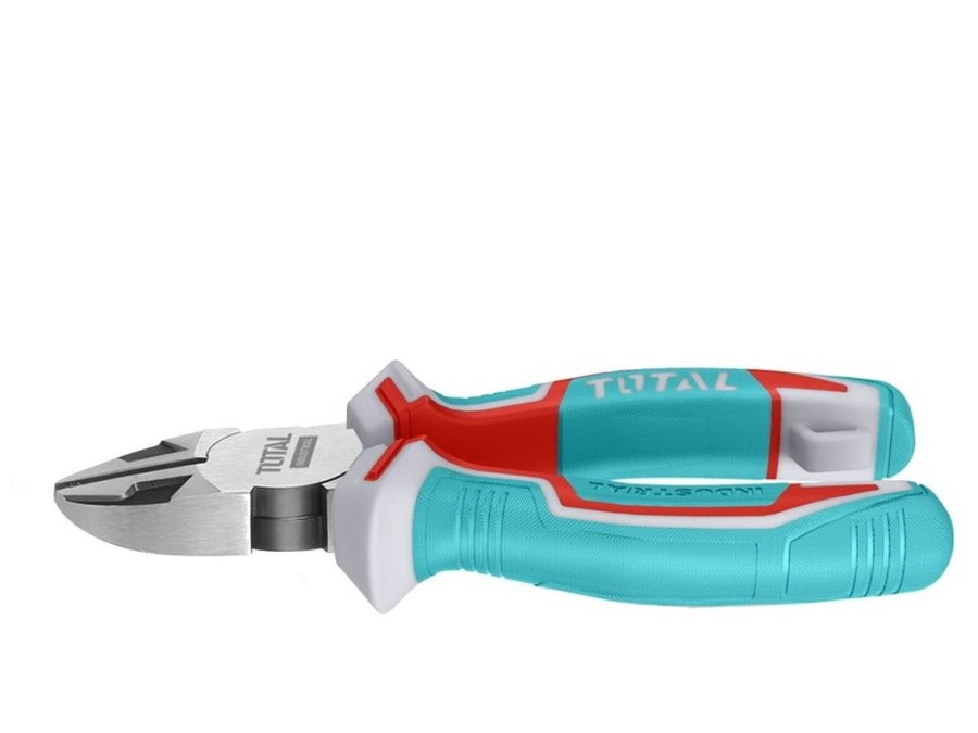 (obrázek pro) Kleště štípací boční, 180mm, industrial, CrV TOTAL