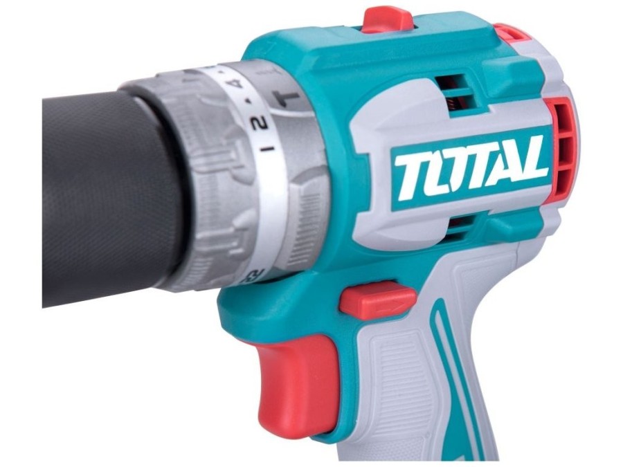 (obrázek pro) Aku vrtací šroubovák s příklepem, brushless, 20V Li-ion (2x), industrial TOTAL