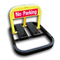 (obrázek pro) Mechanická automaticky zamykatelná parkovací zábrana - vysoce stabilní