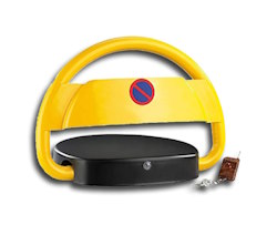 (obrázek pro) Automatická na dálku ovládaná parkovací zábrana s AKU článkem, nabíječkou a dvěma dálkovými ovladači