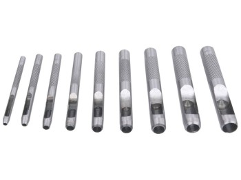 (obrázek pro) Děrovač kůže, sada 9ks, 2,5-10mm, EXTOL CRAFT