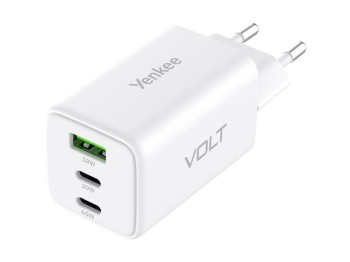(obrázek pro) Nabíječka YAC G65 VOLT, 65 W, 3x USB YENKEE