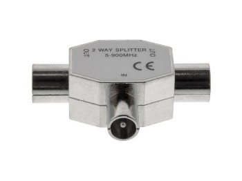 (obrázek pro) SAV 124-000 Anténní slučovač 1M-2F nikl P SENCOR