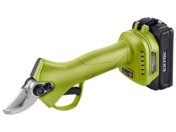 (obrázek pro) Nůžky zahradní aku, Li-ion 20 V/2 Ah, BRUSHLESS EXTOL CRAFT